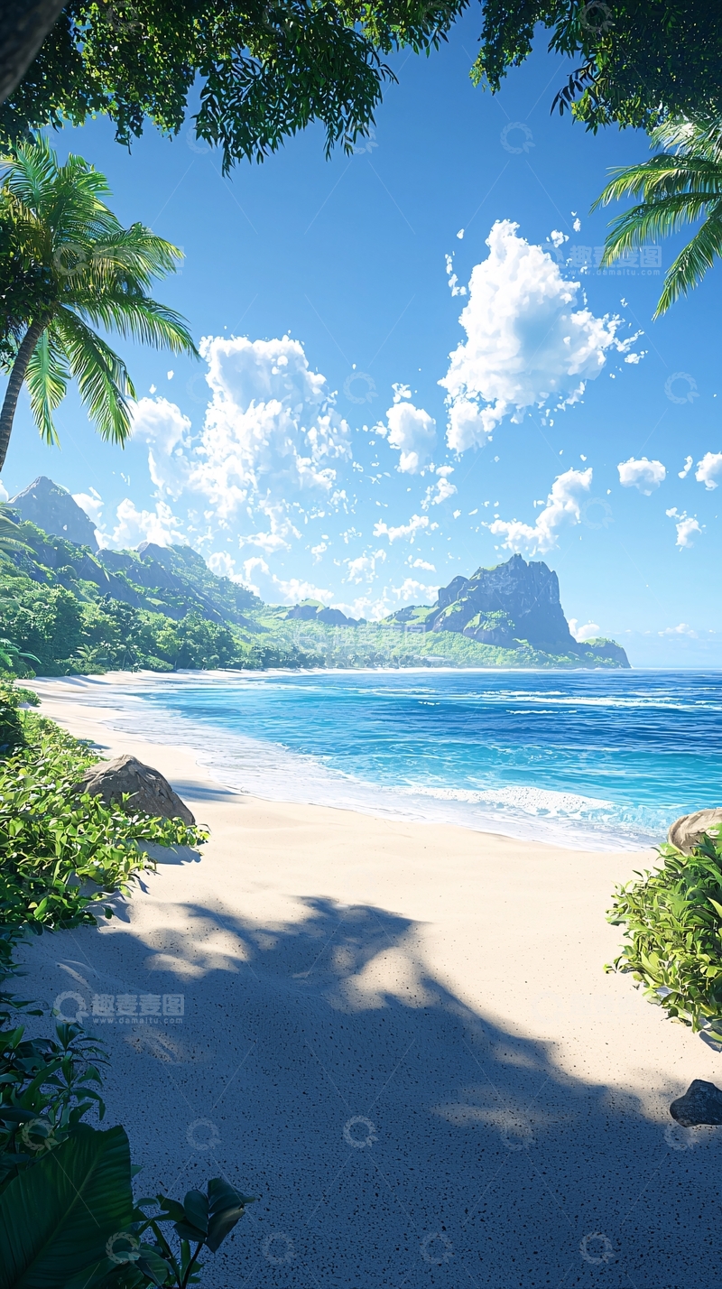 高清大图下载【趣麦麦图】热带海滩风光