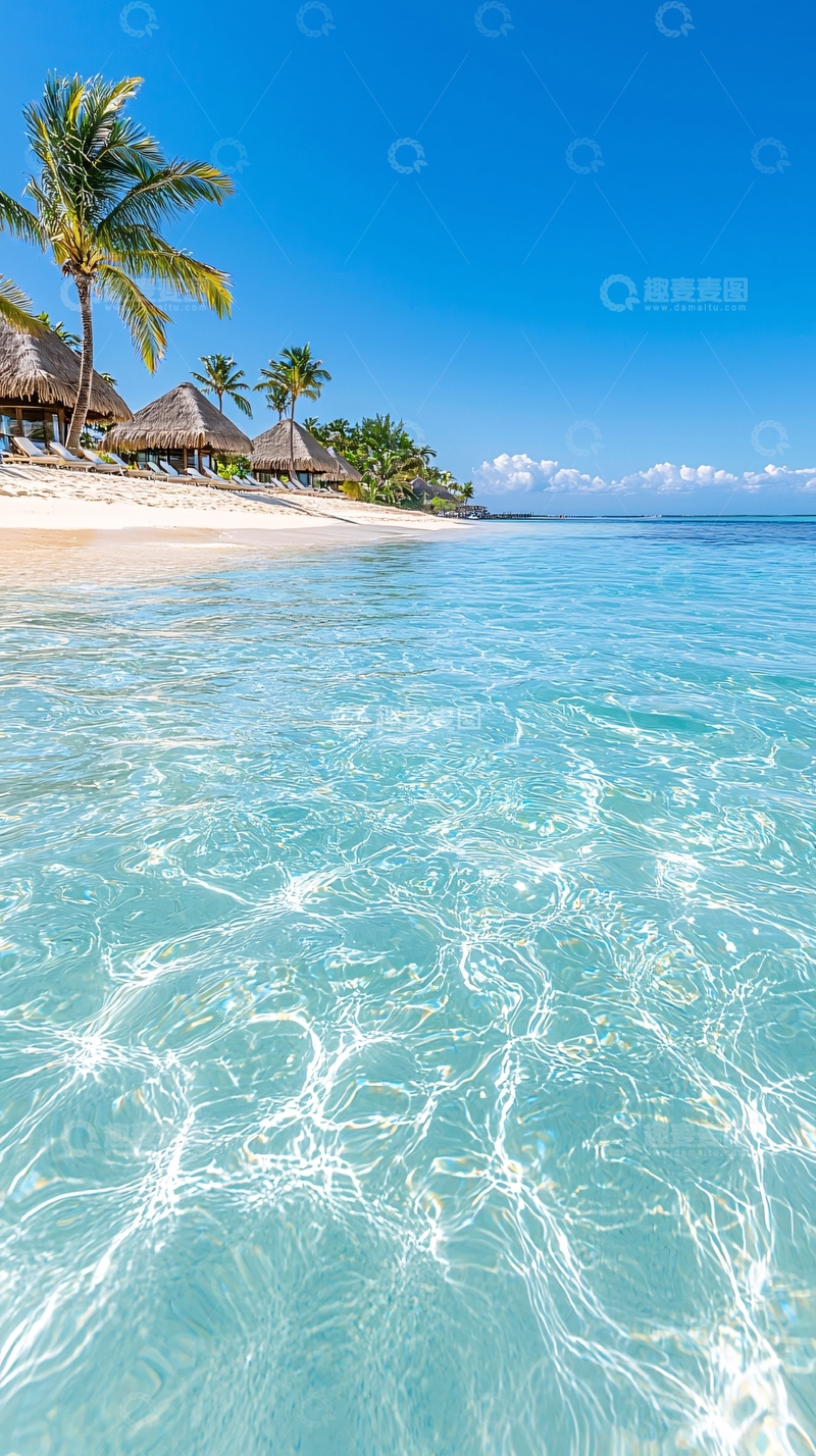 高清大图下载【趣麦麦图】热带海滩度假风光