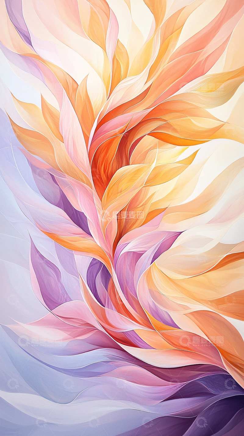 高清大图下载【趣麦麦图】抽象色彩流动艺术背景