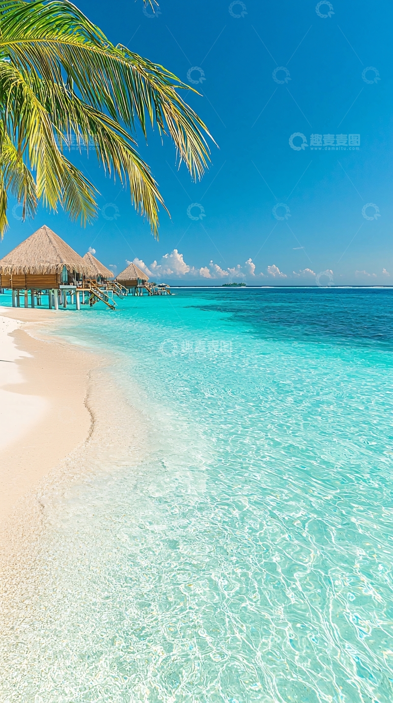 高清大图下载【趣麦麦图】热带海滩度假风光