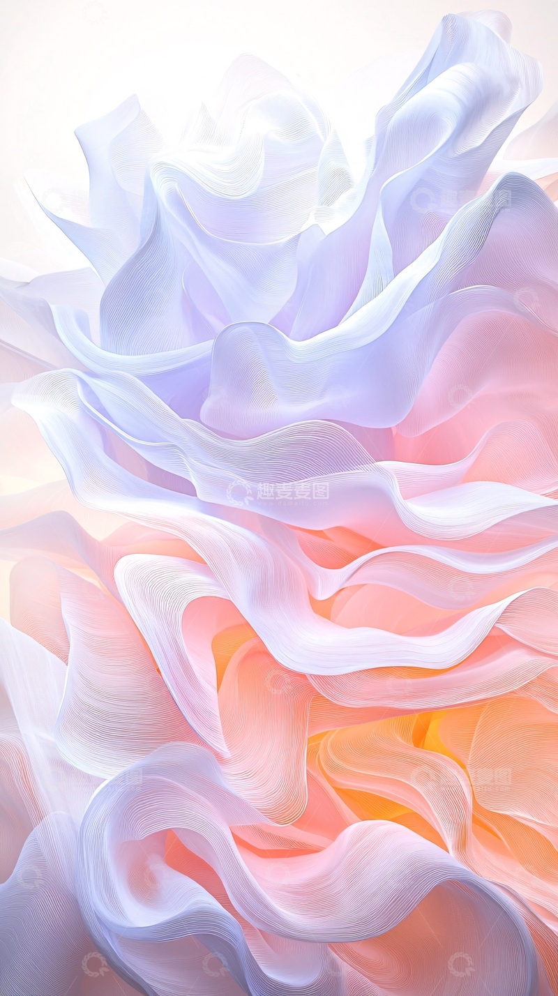 高清大图下载【趣麦麦图】抽象波浪纹理背景图
