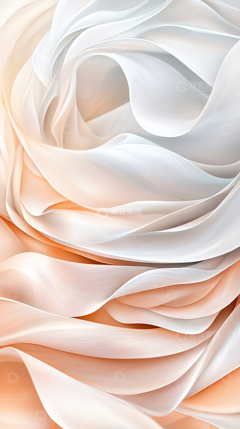 高清大图下载【趣麦麦图】柔和波纹抽象背景