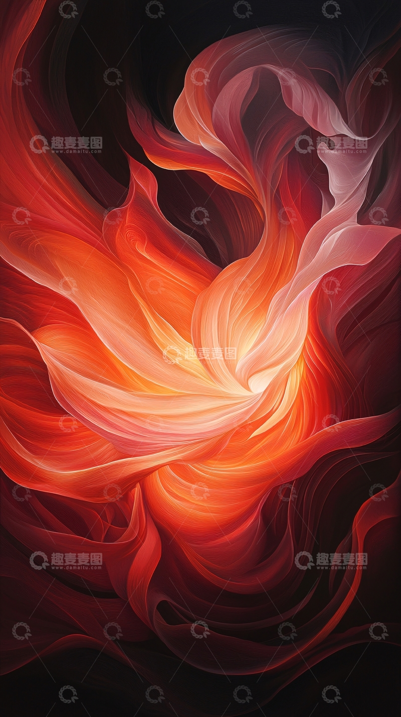 高清大图下载【趣麦麦图】抽象火焰动感艺术背景