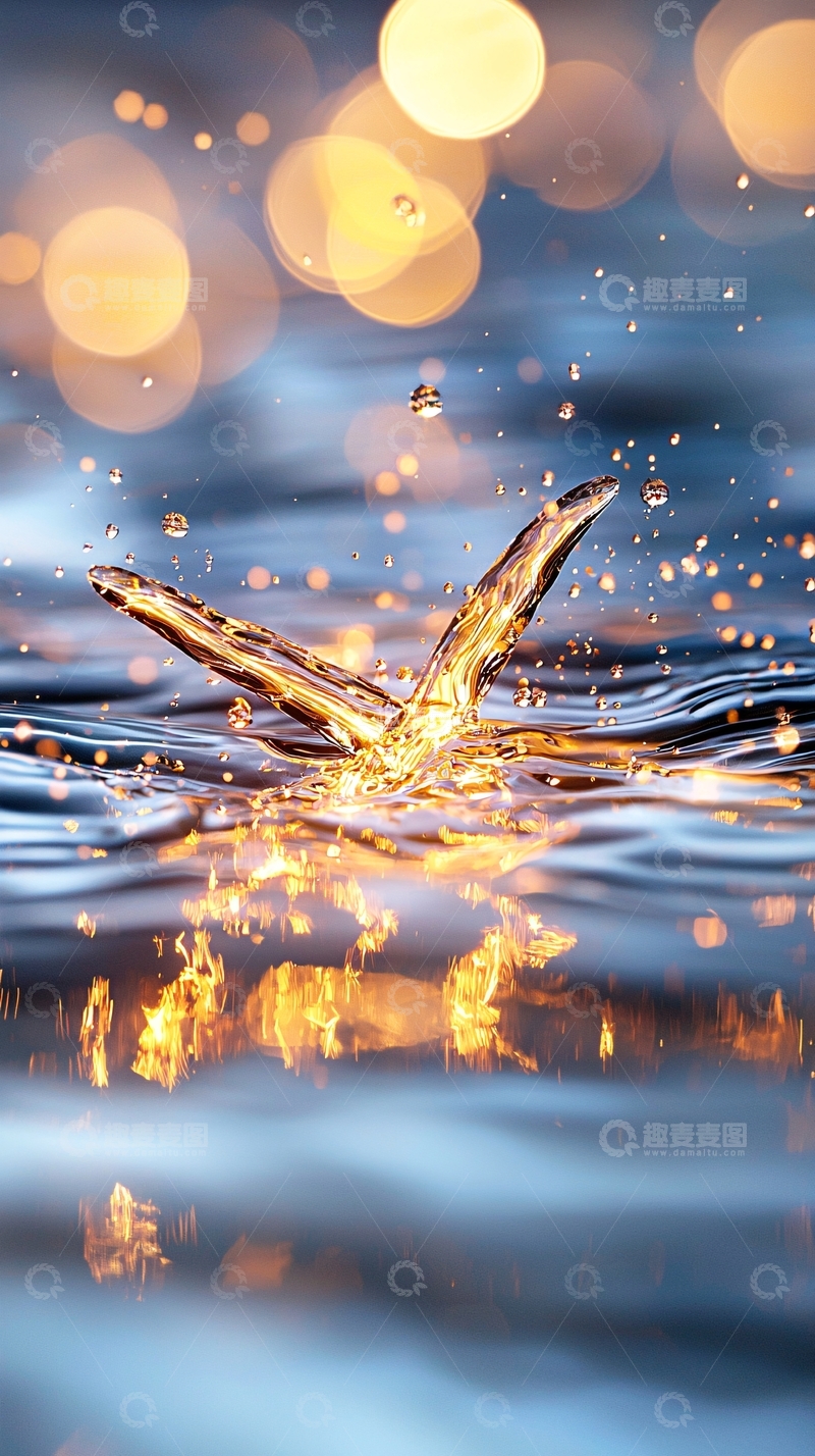高清大图下载【趣麦麦图】水花飞溅的瞬间