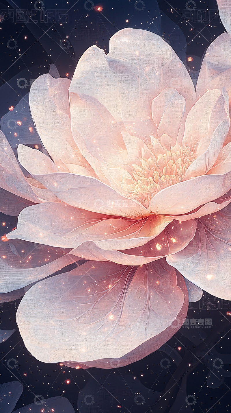 高清大图下载【趣麦麦图】梦幻花朵背景图