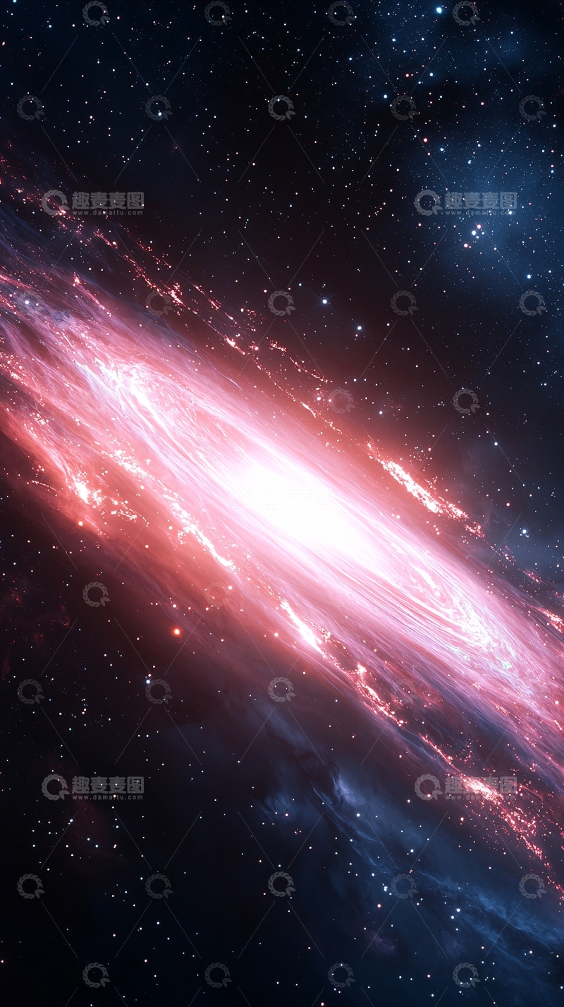 高清大图下载【趣麦麦图】星系旋转之美