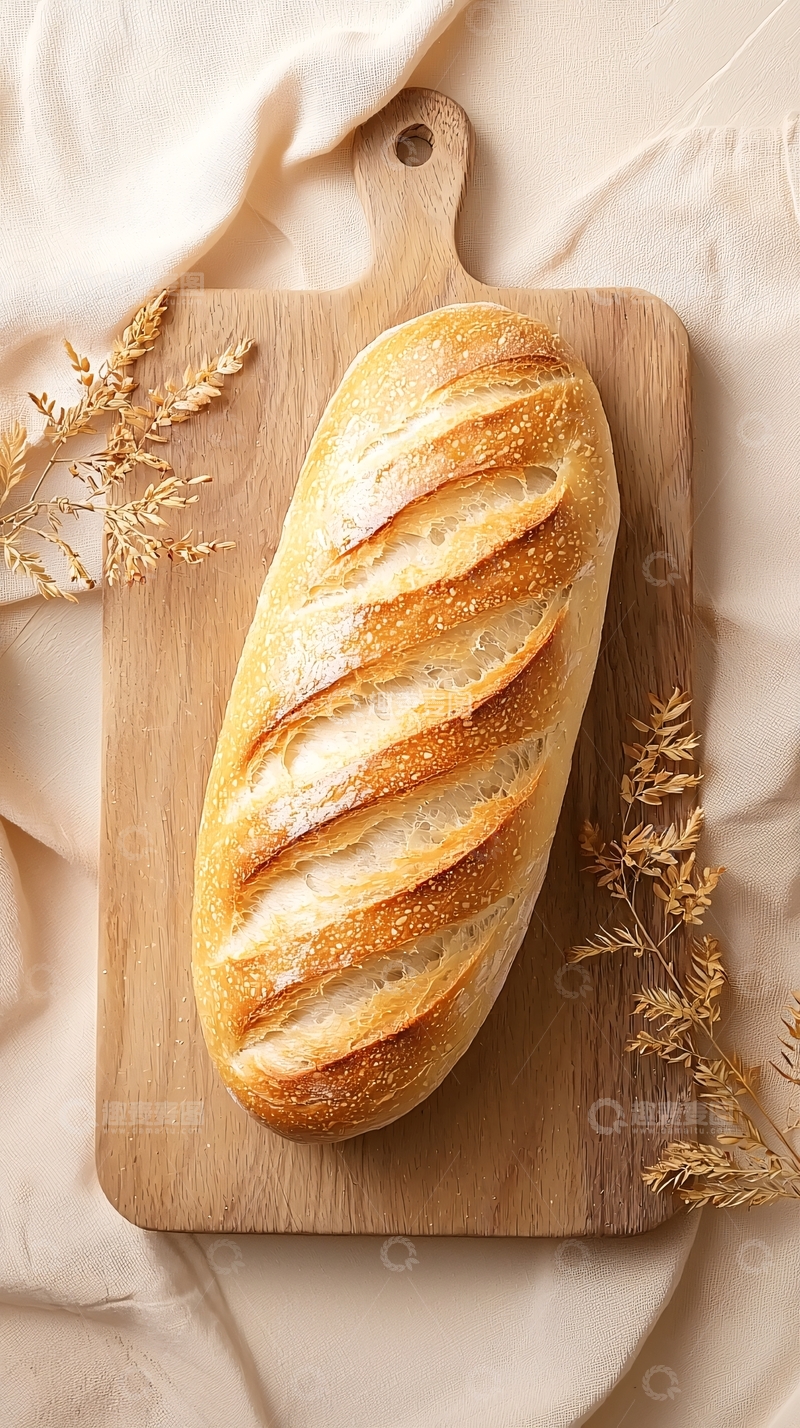 高清大图下载【趣麦麦图】法棍面包烘焙美食展示