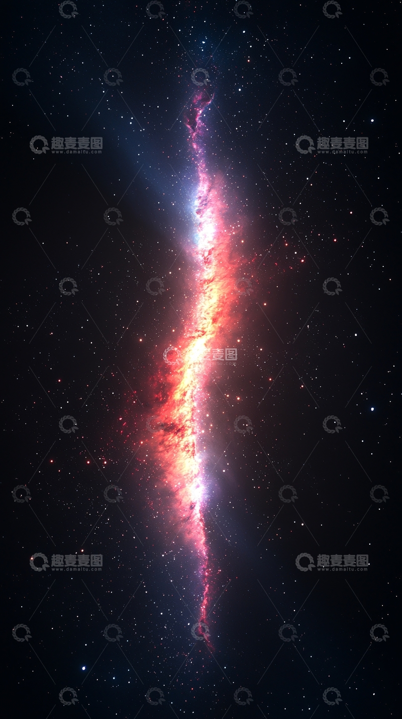 高清大图下载【趣麦麦图】银河系星云夜空美景