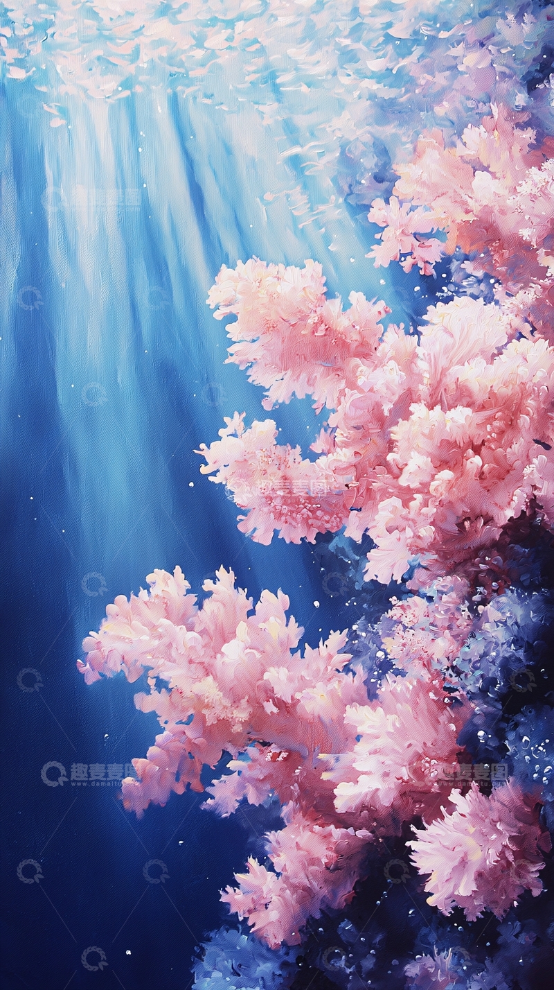 高清大图下载【趣麦麦图】梦幻海底珊瑚礁