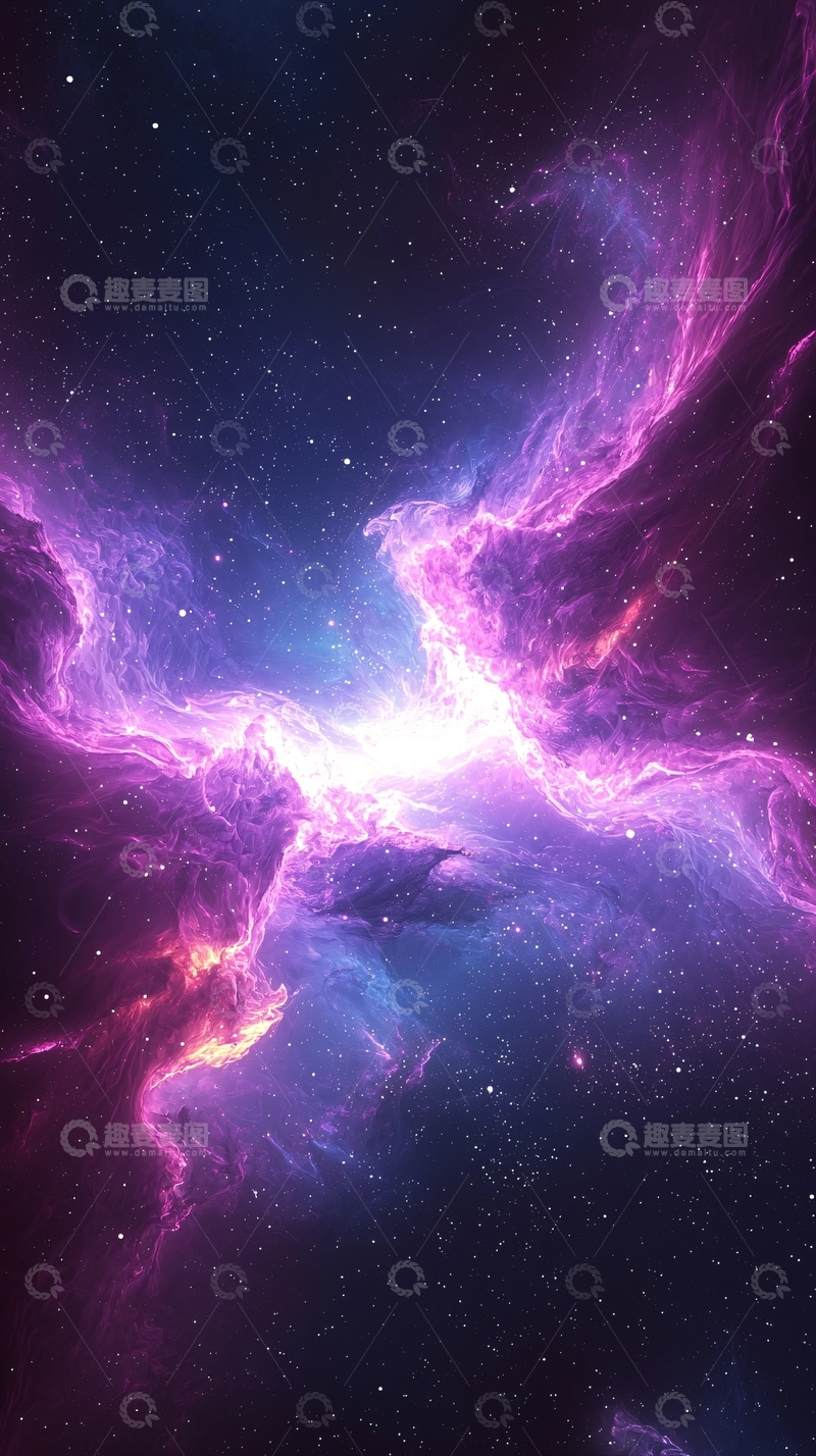 高清大图下载【趣麦麦图】星云宇宙星空背景图