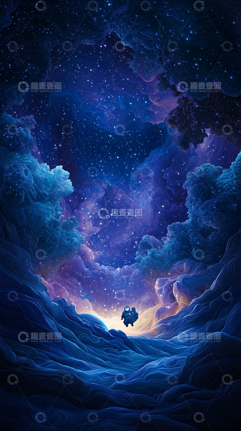 高清大图下载【趣麦麦图】星际探险者高清图片