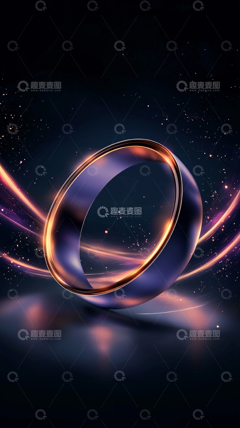 高清大图下载【趣麦麦图】宇宙光环动态壁纸