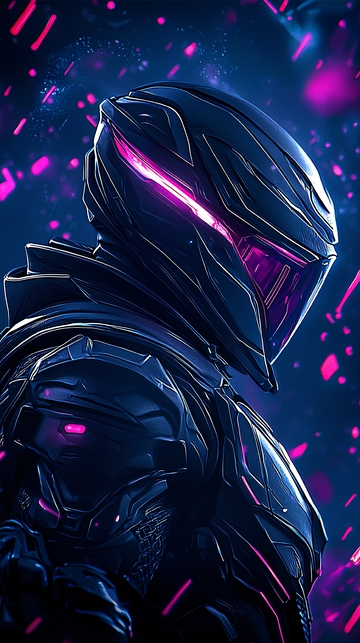 未来战士科幻盔甲角色设计