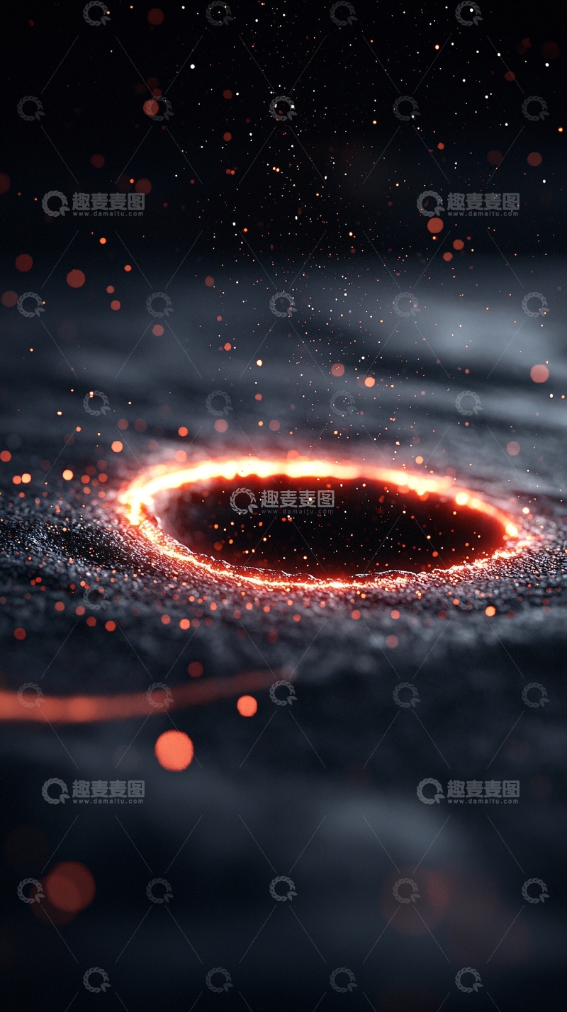 高清大图下载【趣麦麦图】炽热光环背景素材