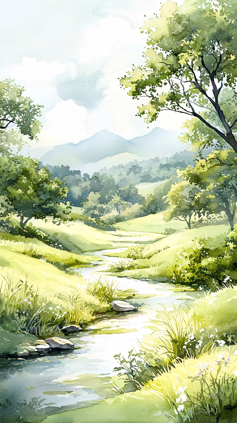 高清大图下载【趣麦麦图】清新自然山水风景画