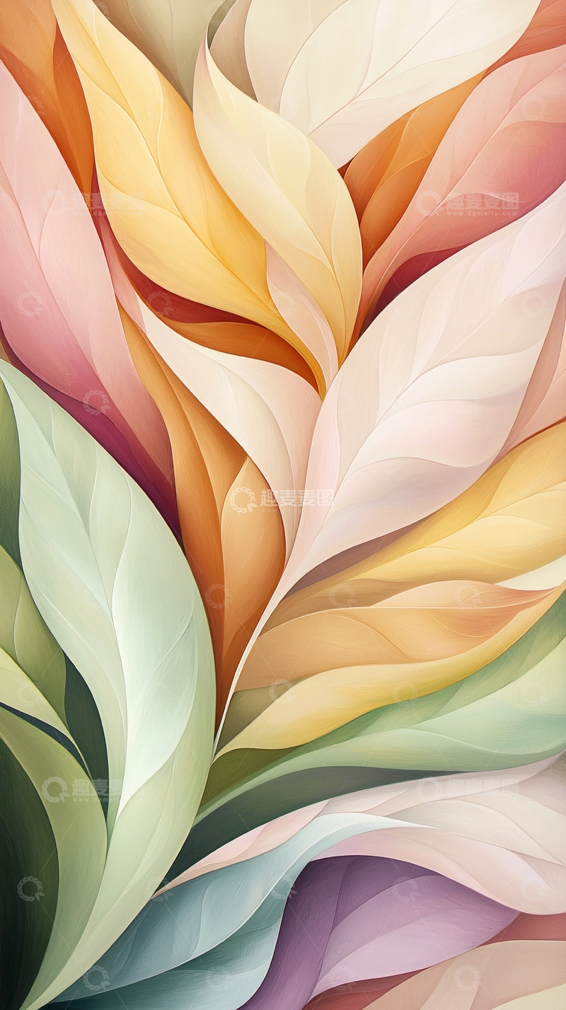 高清大图下载【趣麦麦图】抽象色彩渐变艺术背景