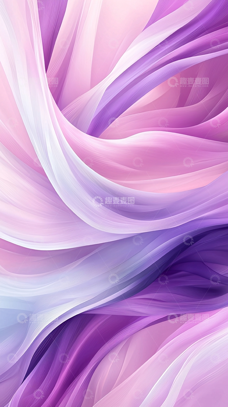 高清大图下载【趣麦麦图】紫色渐变抽象线条背景