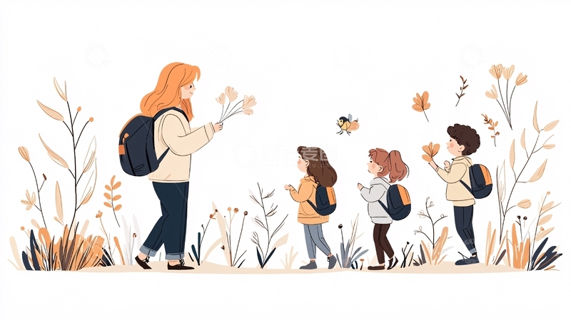 高清大图下载【趣麦麦图】户外自然探索活动