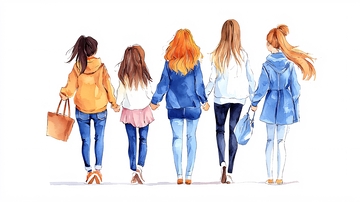 五人同行友谊之行