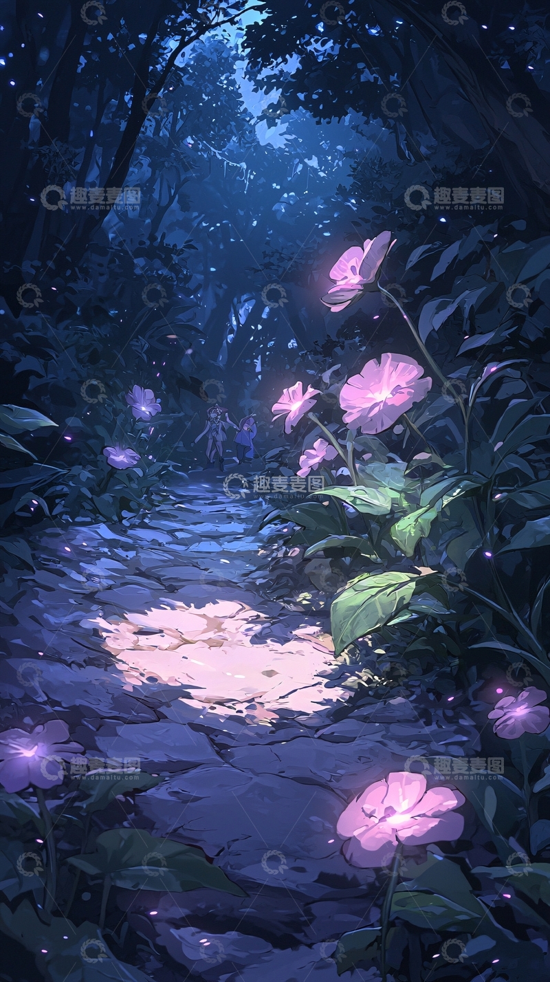 高清大图下载【趣麦麦图】梦幻森林小径