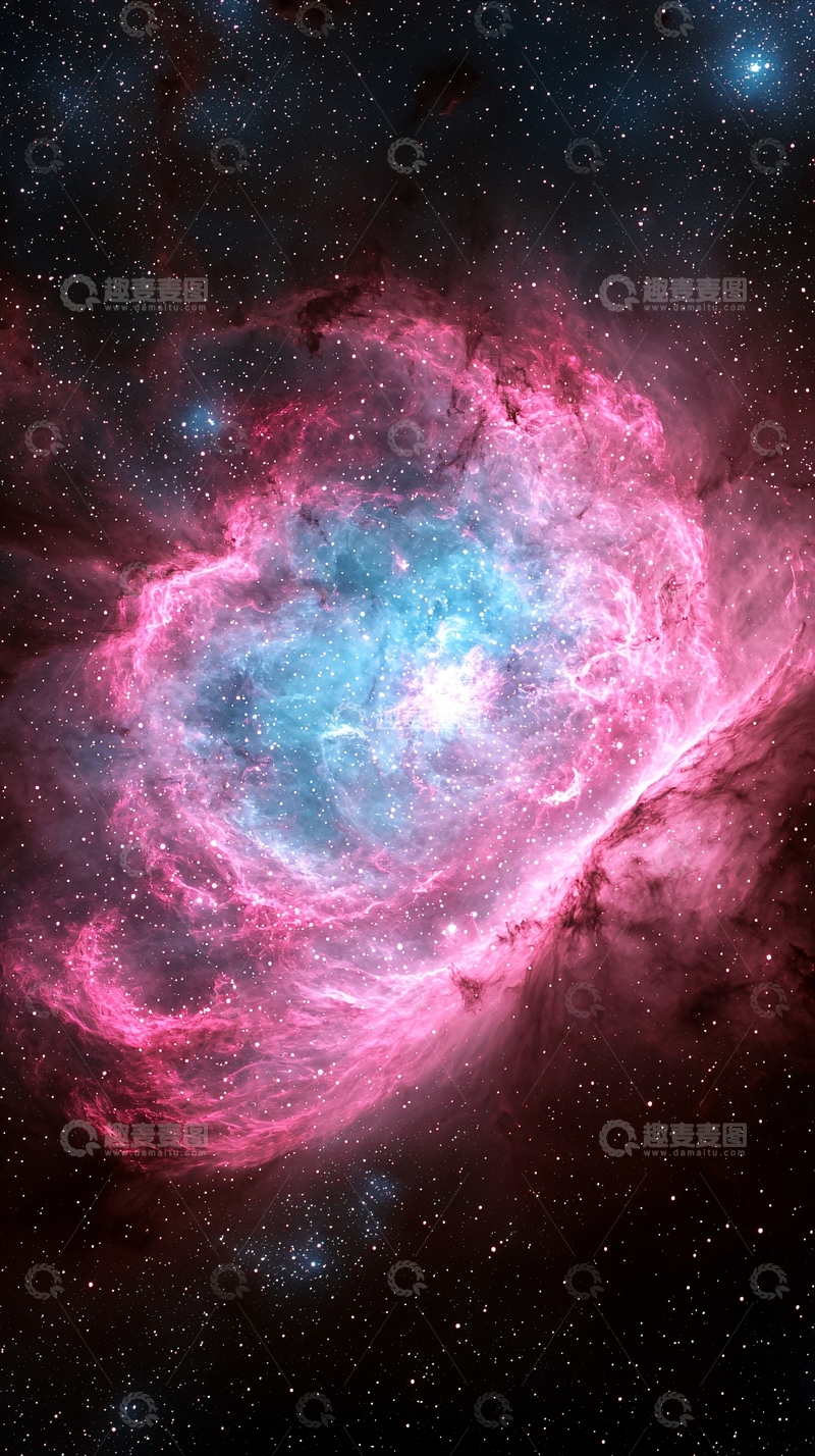 高清大图下载【趣麦麦图】星云宇宙星空背景图