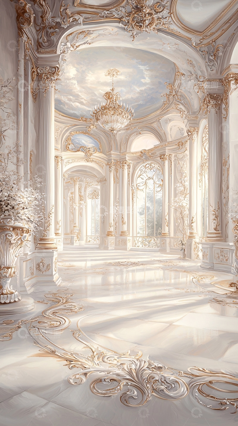 高清大图下载【趣麦麦图】华丽宫殿室内设计素材