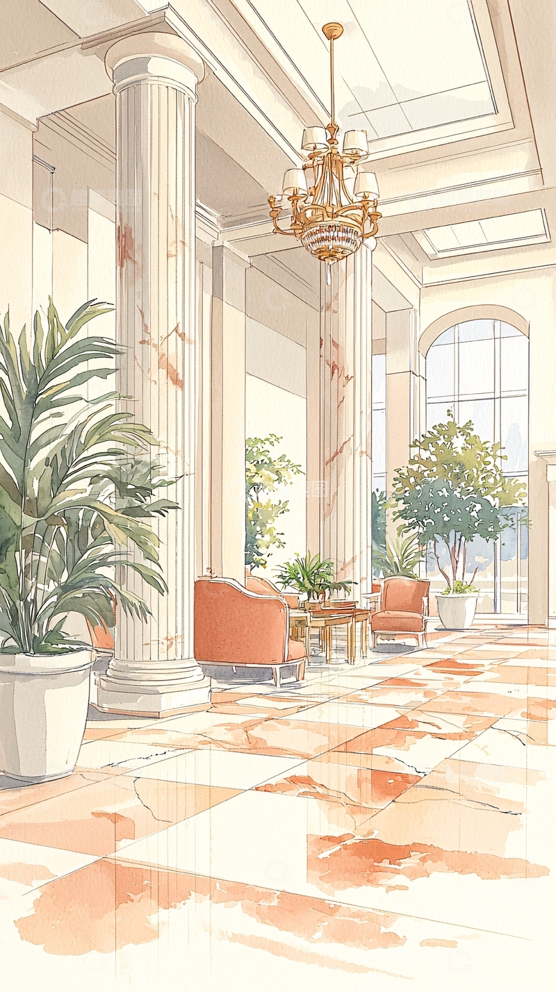 高清大图下载【趣麦麦图】室内客厅植物装饰画