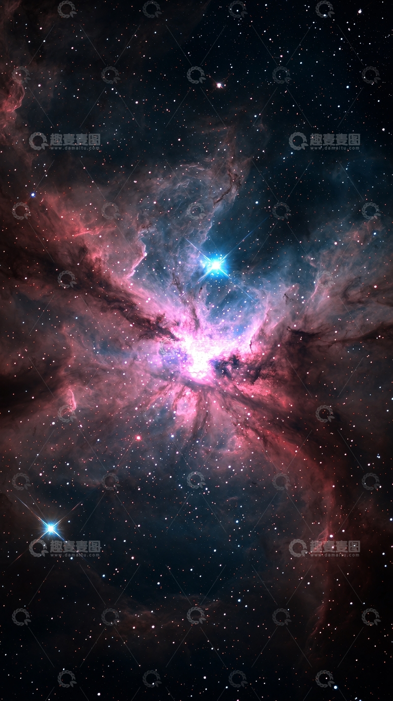 高清大图下载【趣麦麦图】星云与恒星的壮丽景象