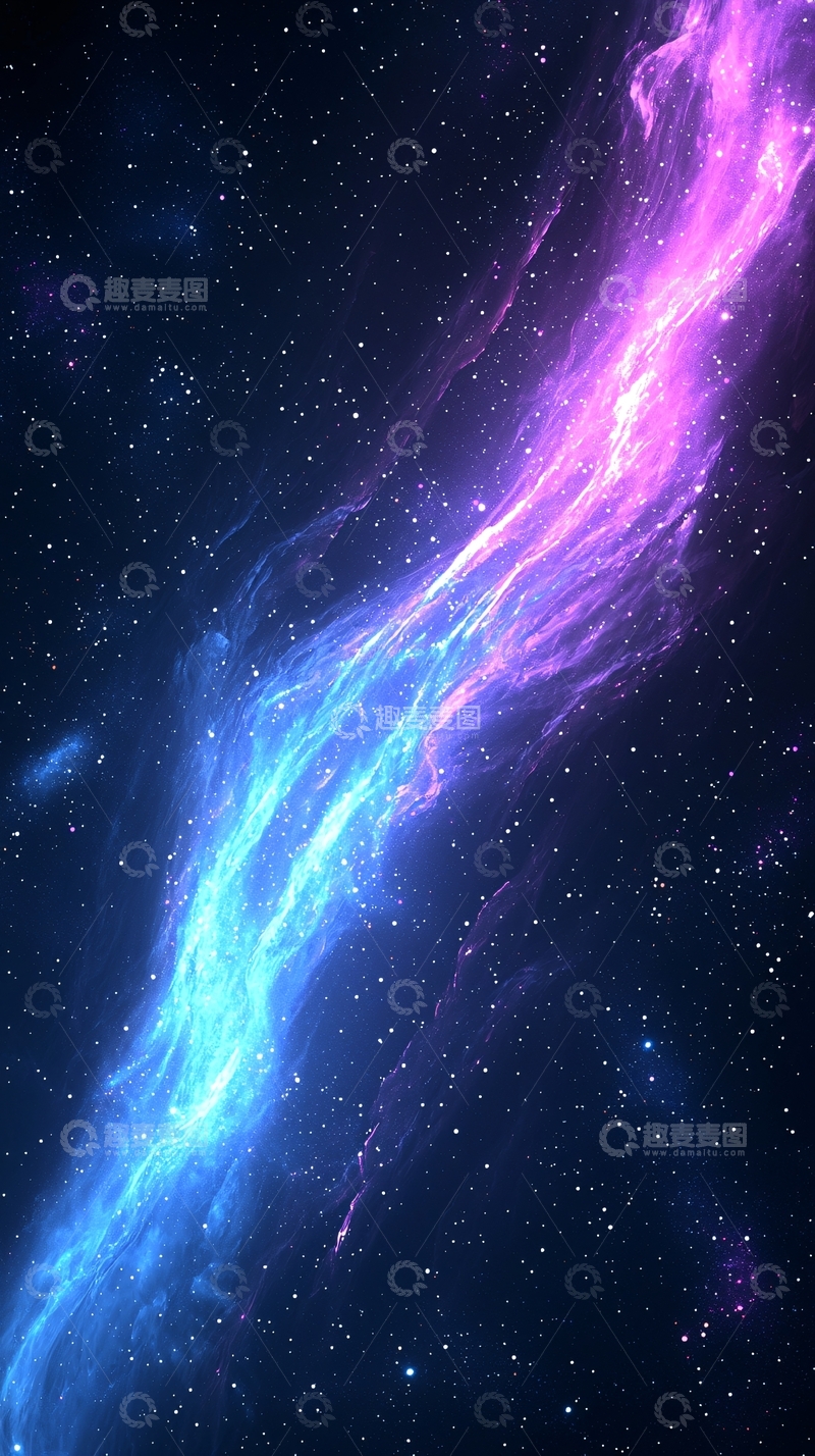 高清大图下载【趣麦麦图】星云宇宙星空背景图