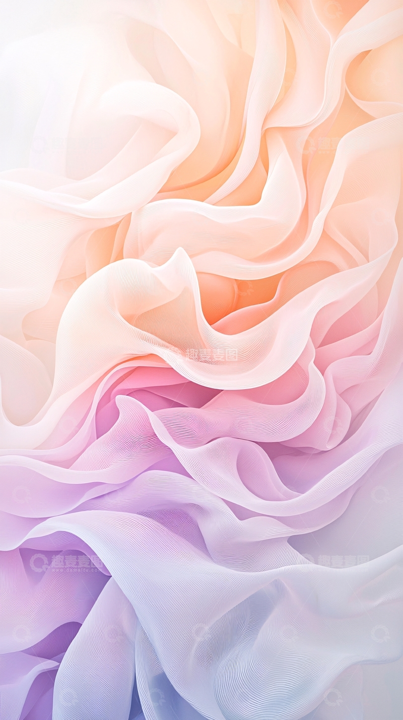 高清大图下载【趣麦麦图】柔和渐变波纹抽象背景