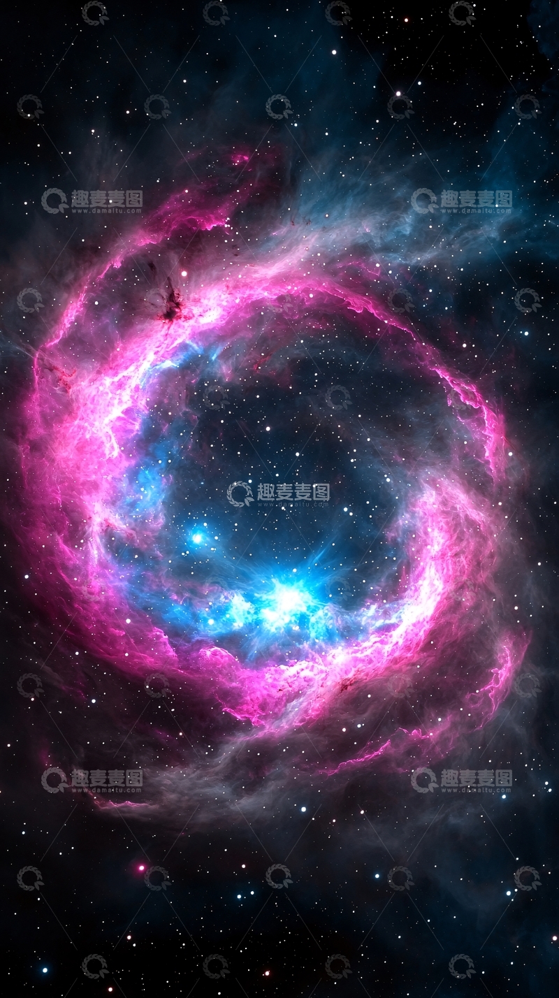 高清大图下载【趣麦麦图】星云环状结构