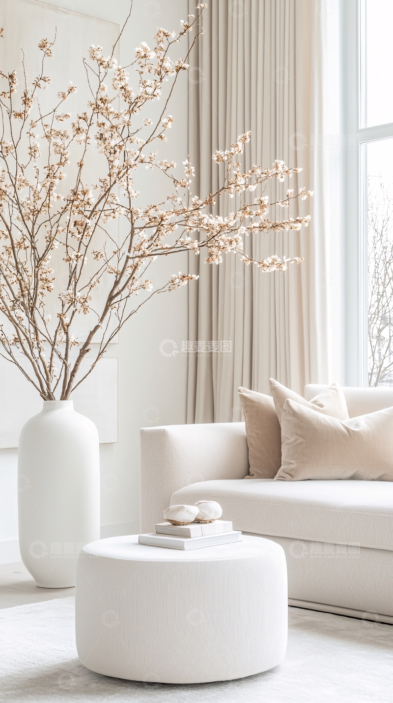 高清大图下载【趣麦麦图】简约现代客厅装饰设计