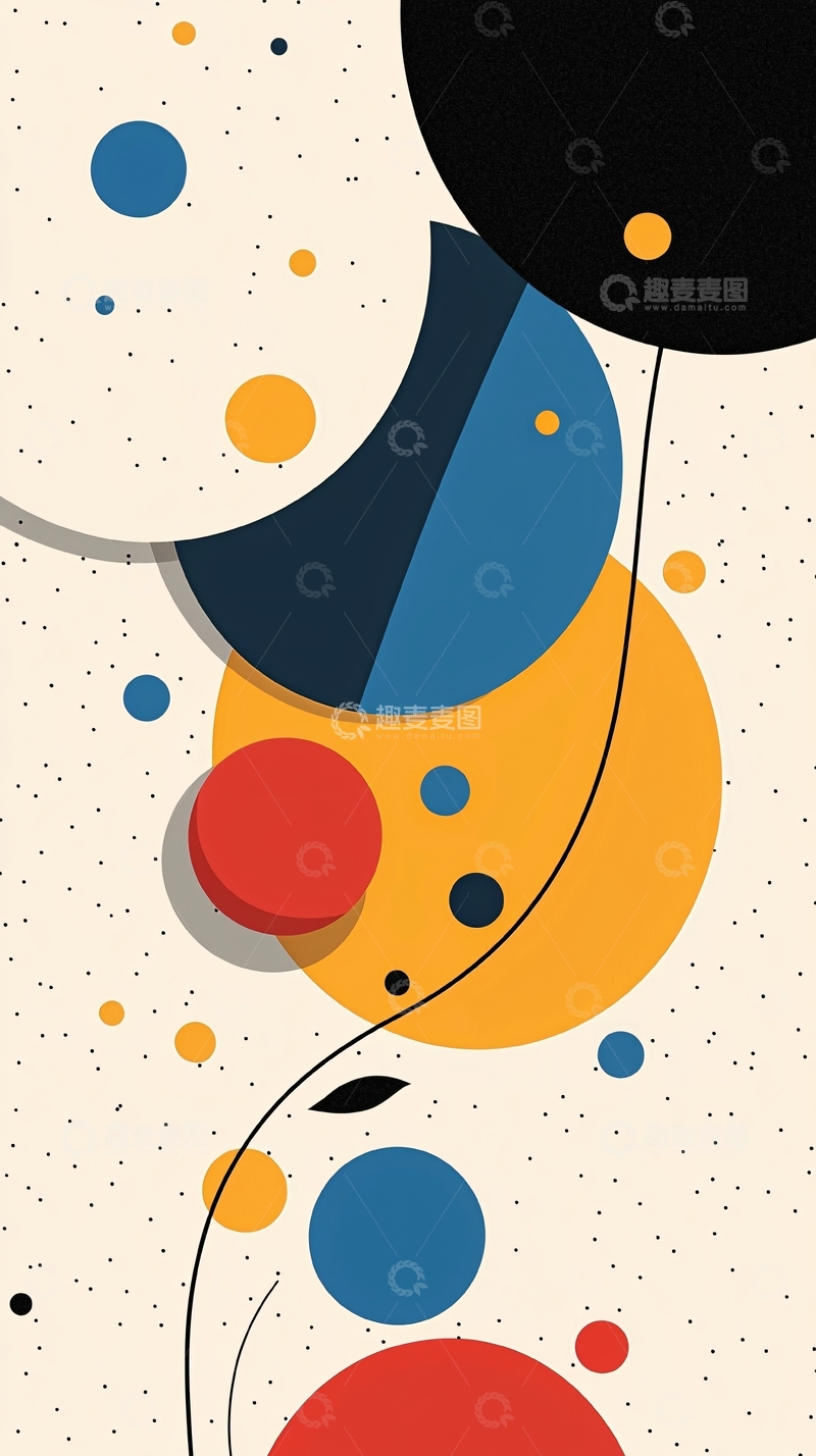 高清大图下载【趣麦麦图】抽象几何图形背景设计