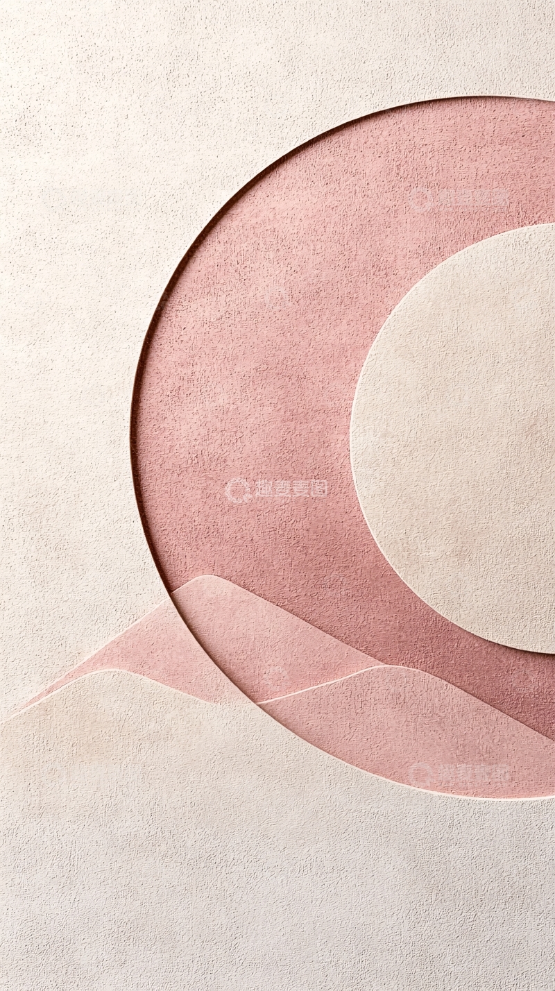 高清大图下载【趣麦麦图】抽象几何圆形背景素材