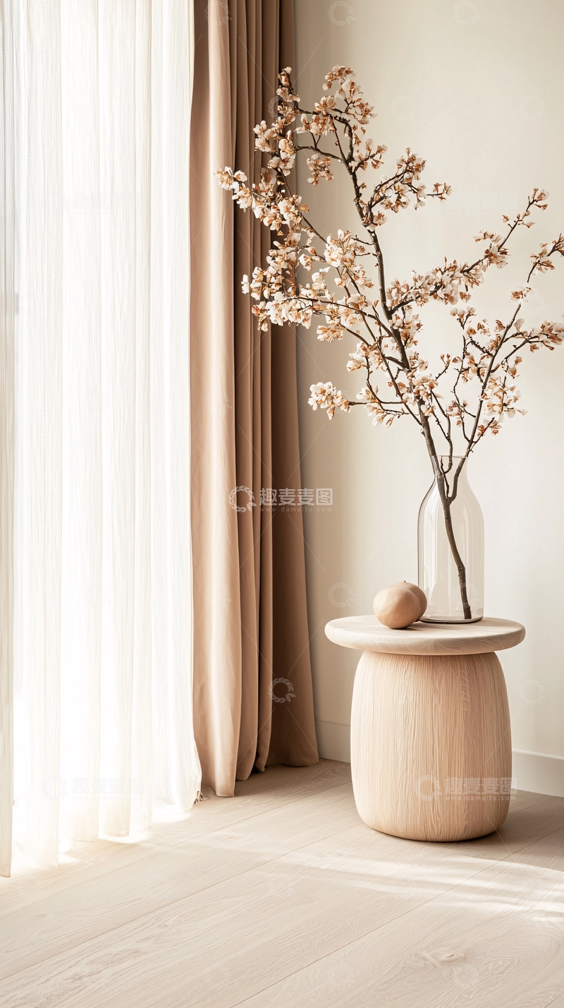 高清大图下载【趣麦麦图】简约室内装饰花瓶摆件