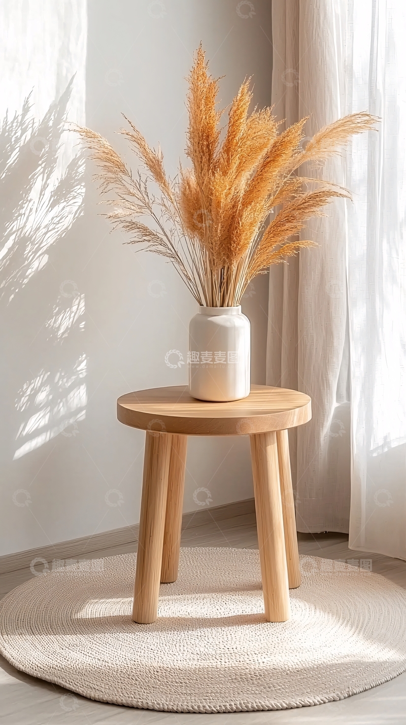高清大图下载【趣麦麦图】自然风干植物装饰摆件