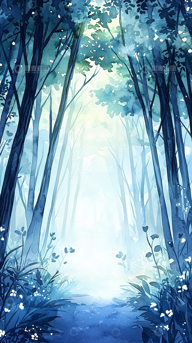 高清大图下载【趣麦麦图】梦幻森林小径