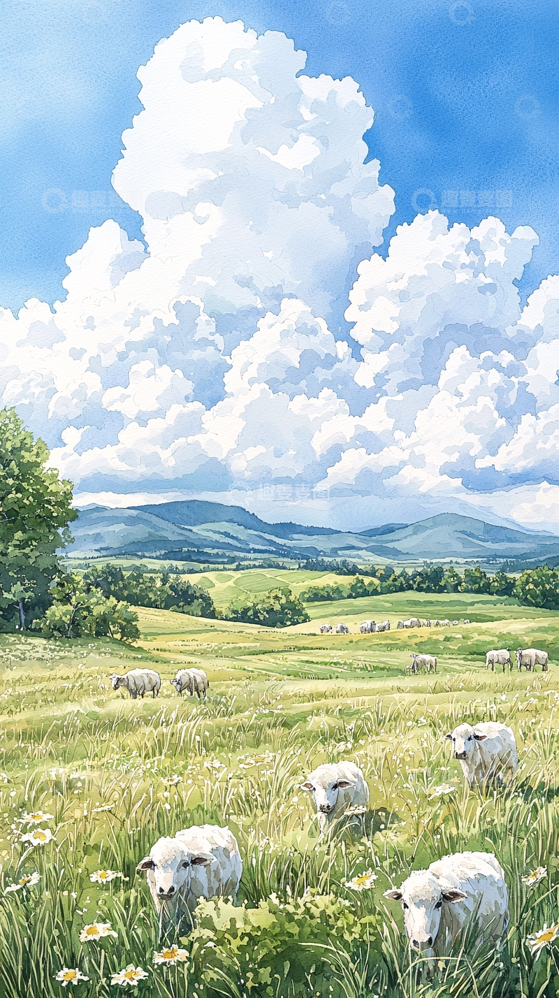 高清大图下载【趣麦麦图】夏日田园风光15