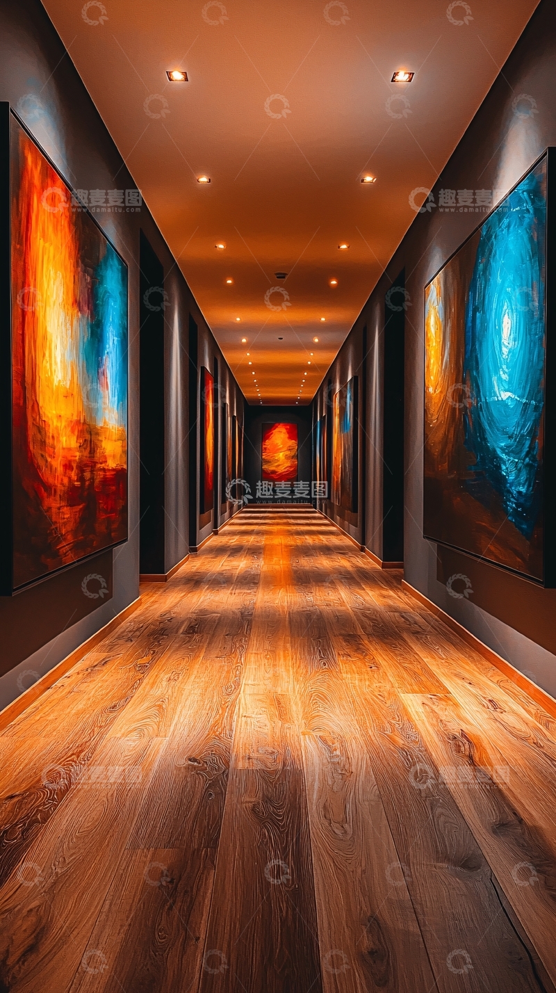 高清大图下载【趣麦麦图】艺术走廊现代风格