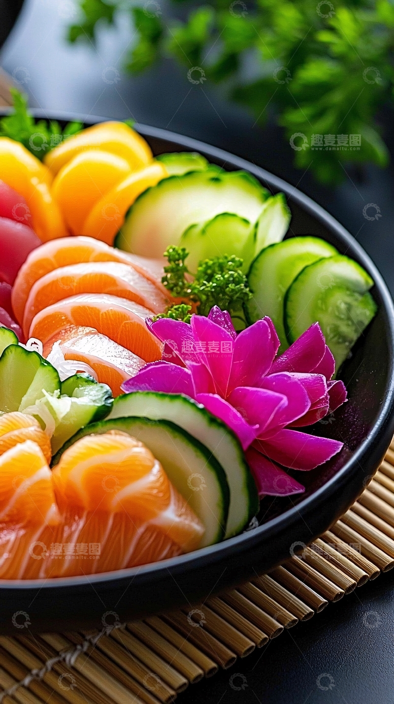 高清大图下载【趣麦麦图】新鲜刺身拼盘