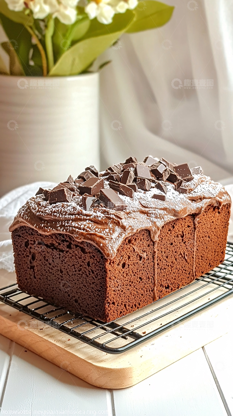 高清大图下载【趣麦麦图】巧克力蛋糕面包烘焙甜点