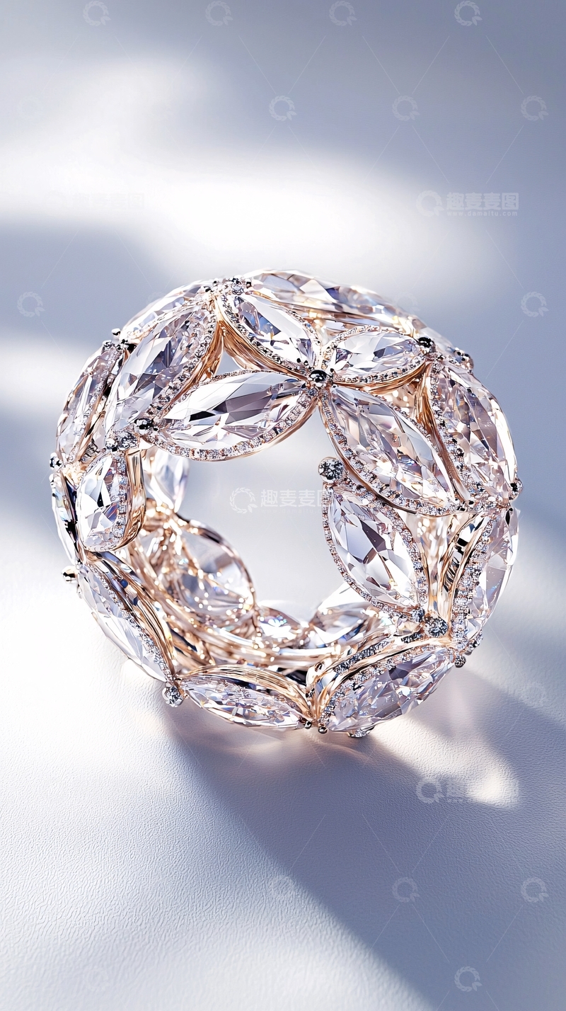高清大图下载【趣麦麦图】璀璨钻石戒指