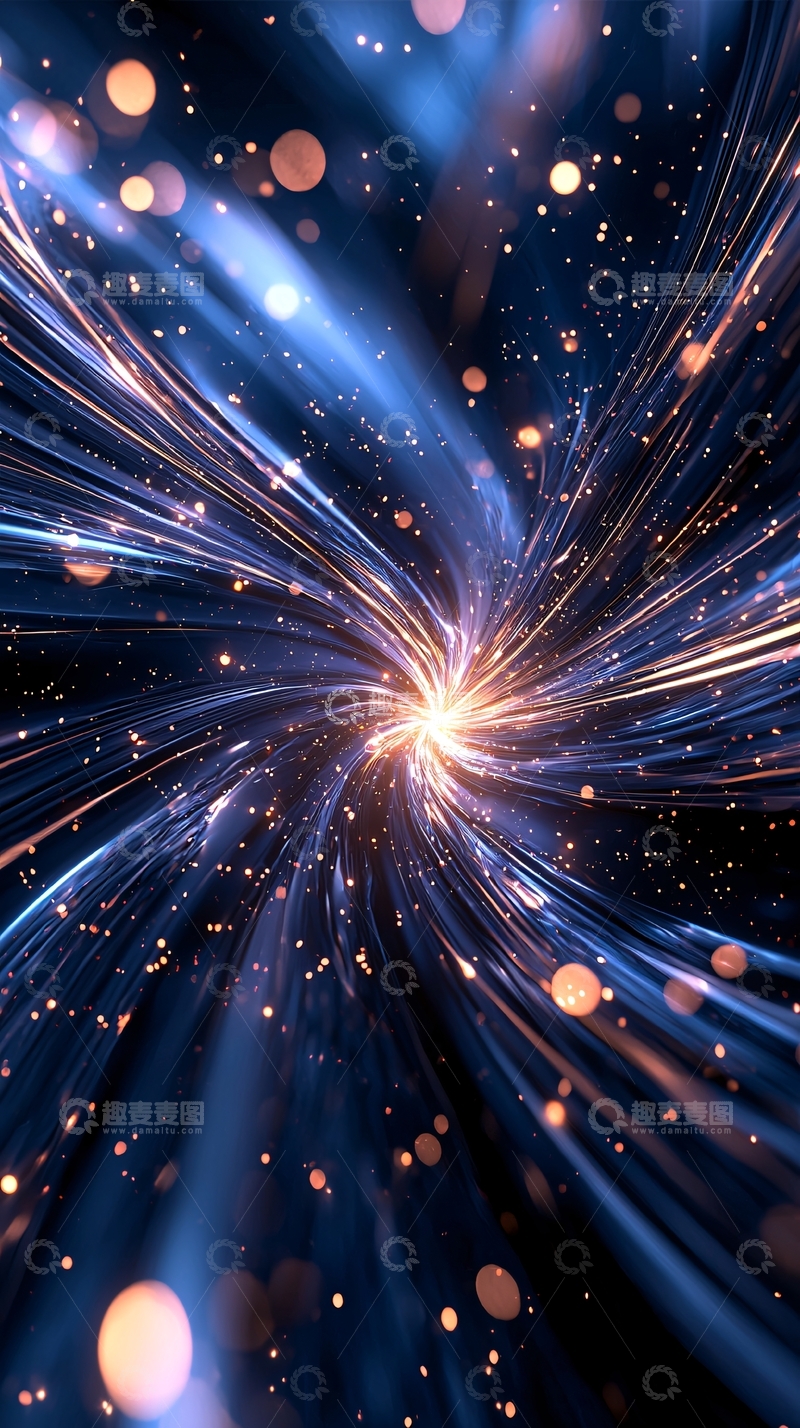 高清大图下载【趣麦麦图】光束爆炸效果背景图