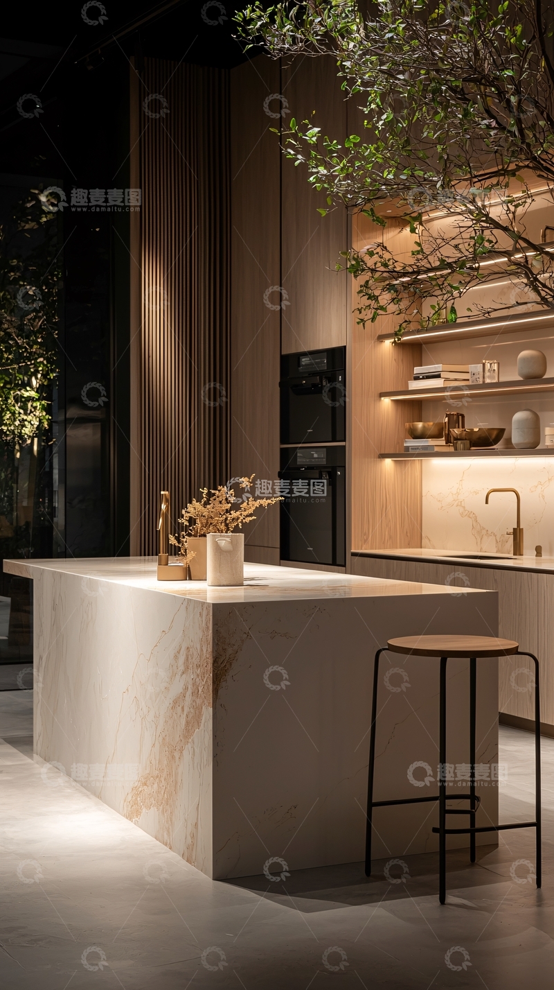 高清大图下载【趣麦麦图】现代简约风格厨房设计