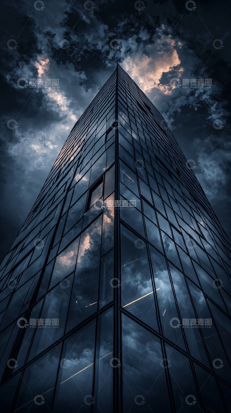 高清大图下载【趣麦麦图】现代高楼夜景