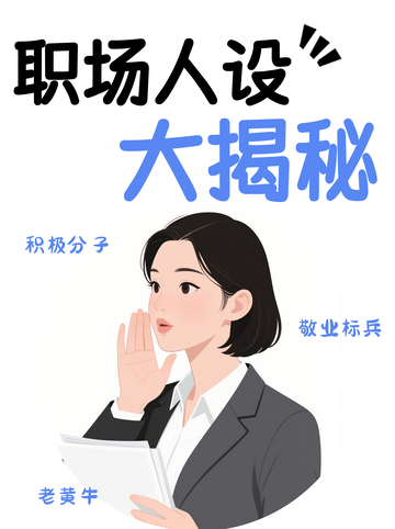 通用类交流分享职场人设大揭秘小红书封面