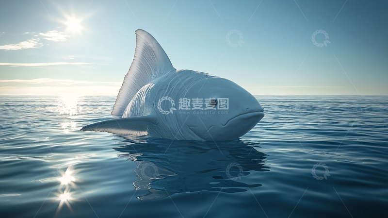 高清大图下载【趣麦麦图】海洋中的鲸鱼