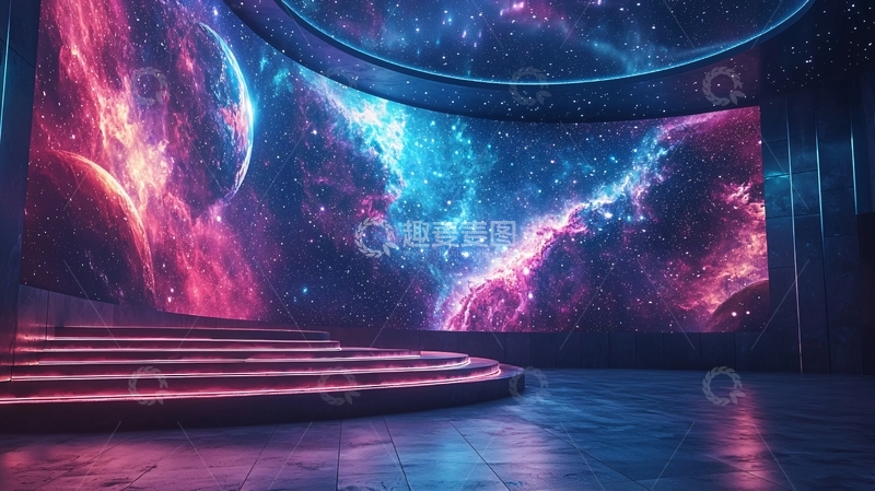 高清大图下载【趣麦麦图】星空穹顶舞台设计