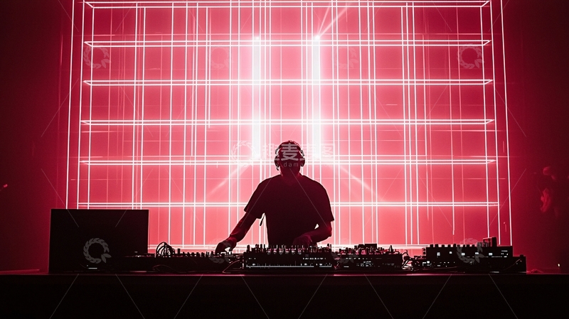 高清大图下载【趣麦麦图】虚拟网格舞台背景
