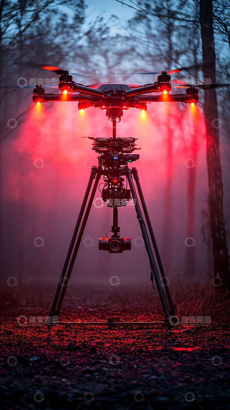 高清大图下载【趣麦麦图】未来娱乐摄影机器人